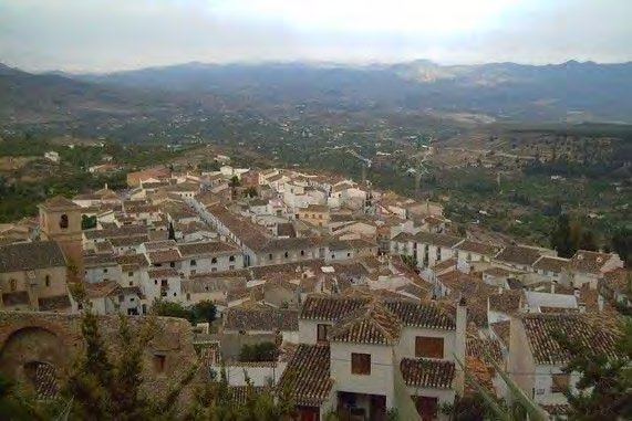 The hanging houses of Sorbas, built along the edge of a river gorge