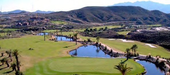 Valle del Este golf course near Vera, with coastal views